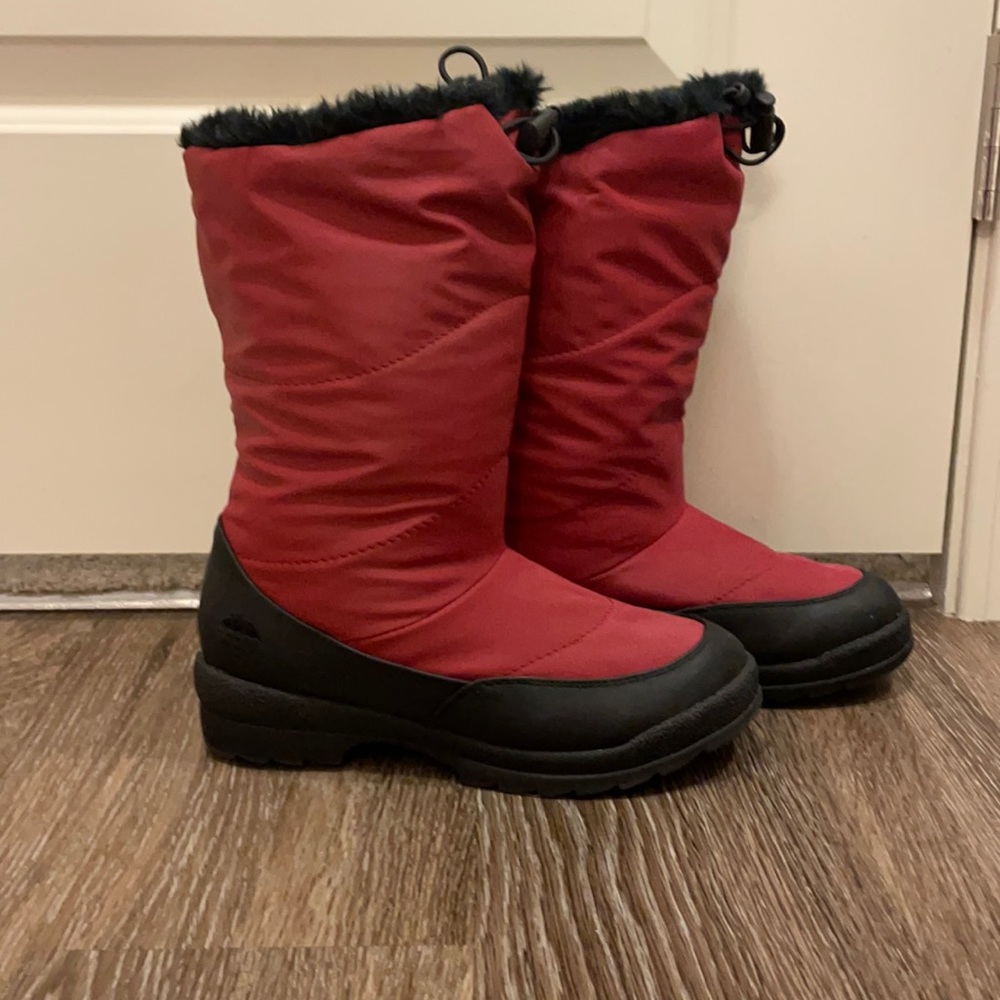 Red boots